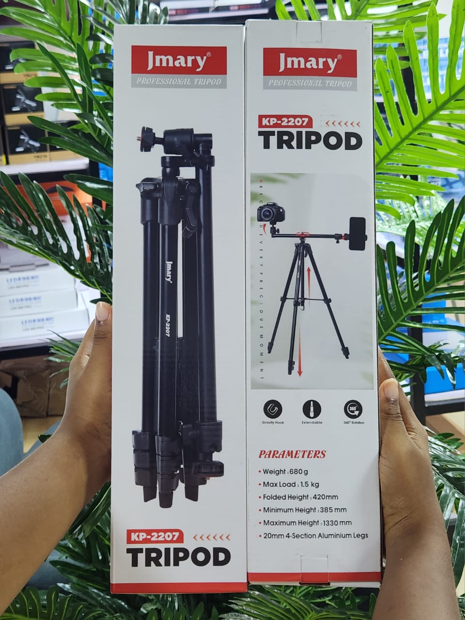jmary-two-in-one-tripod-stand-01 Jmary Two-in-One Tripod Stand - Image 1